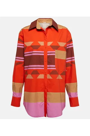 JOHANNA ORTIZ Camicia in cotone con ruches