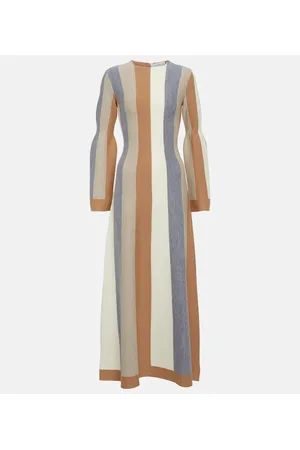 GABRIELA HEARST Abito lungo Quinlan in lana e cashmere