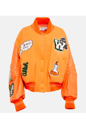 OFF-WHITE Bomber in misto lana