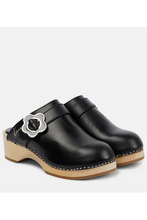 Kenzo Mules in pelle con logo