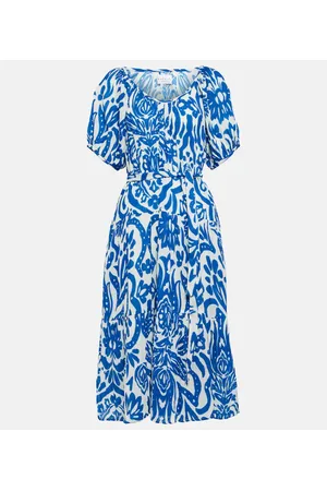 Velvet Abito midi Madilyn in cotone con stampa