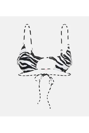 Reina Olga Top bikini Theresa con stampa zebrata