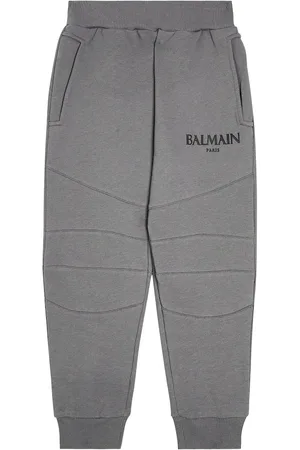 Balmain Pantaloni sportivi in jersey di cotone