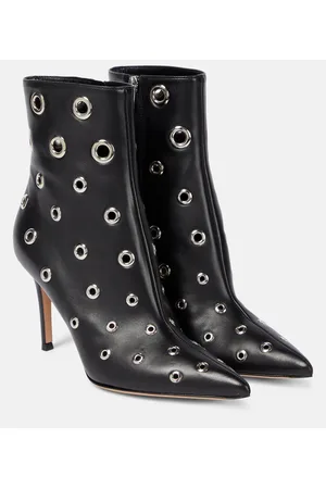 Gianvito Rossi Stivaletti Lydia 85 in pelle con borchie