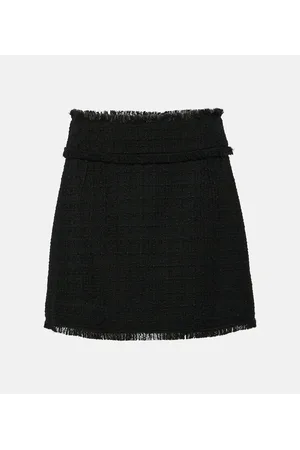 Dolce & Gabbana Minigonna in tweed di misto lana