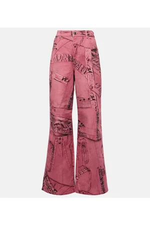 BLUMARINE Jeans a gamba larga