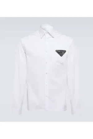 Prada Camicia in cotone con logo