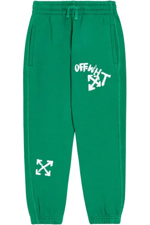 OFF-WHITE Pantaloni sportivi in jersey di cotone