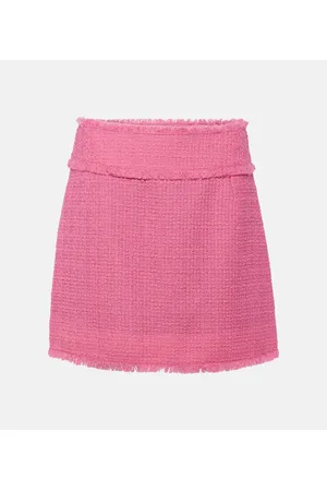 Dolce & Gabbana Minigonna in tweed di misto lana
