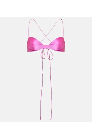 The Sei Bralette in charmeuse di seta