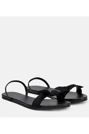 The Row Sandali slingback Bow in pelle