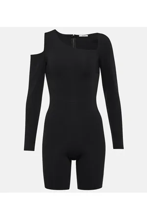 Wolford Jumpsuit corta Warm Up con cut-out
