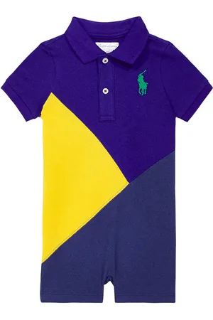 Ralph Lauren Baby - Tuta corta in cotone con stampa