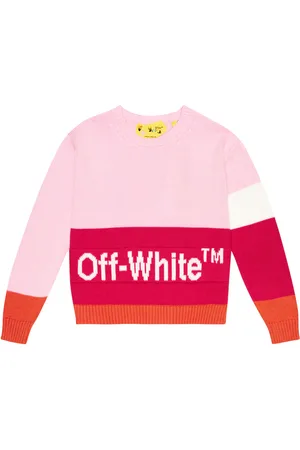 OFF-WHITE Pullover in cotone con intarsio