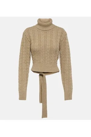 Maison Margiela Pullover cropped in misto lana