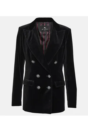 Etro Blazer doppiopetto in velluto