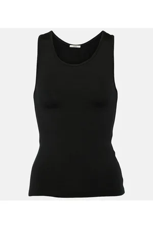 Fforme Tank top Pari in jersey di misto seta