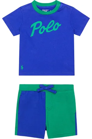 Ralph Lauren Baby - Set di T-shirt e shorts in jersey