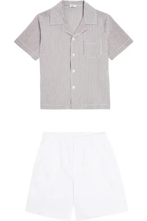 Il gufo Camicia e bermuda in cotone