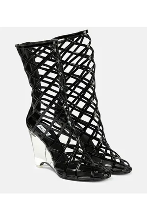 Alaïa Alaïa Stivaletti in pelle con zeppa