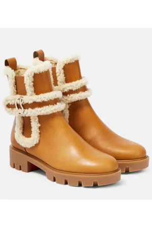 Christian Louboutin Stivaletti CL Chelsea con shearling