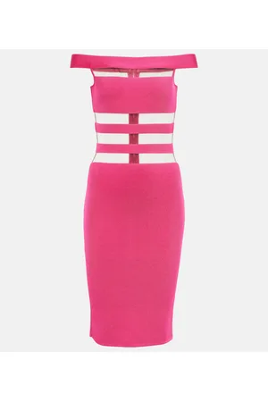 Balmain Miniabito con mesh