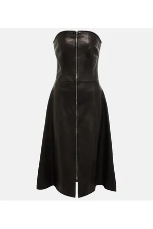 Khaite Abito midi Valerie in pelle