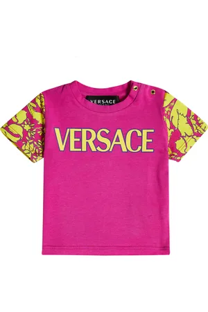 VERSACE Baby - T-shirt Barocco Silhouette in misto cotone