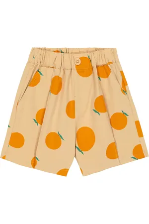 Jelly Mallow Shorts Orange con nervature