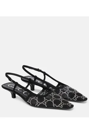 Gucci Pumps slingback Demi con cristalli