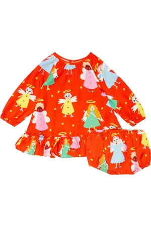 Stella McCartney Baby - Abito e culottes con stampa