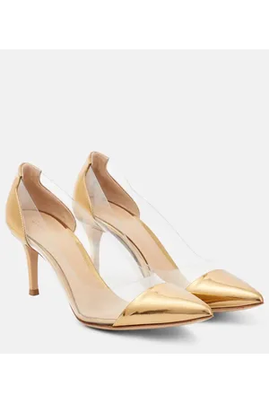 Gianvito Rossi Pumps Plexi 70 in pelle e PVC