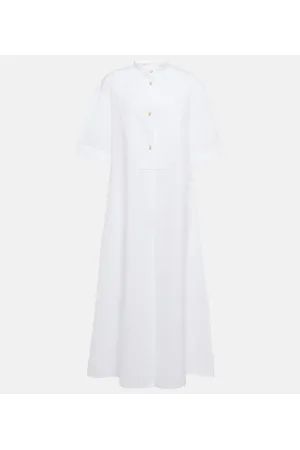 Jil Sander Abito midi in cotone