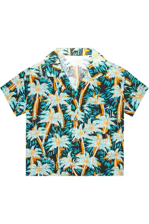 Palm Angels Camicia in cotone con stampa
