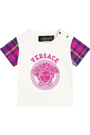 VERSACE Baby - T-shirt Medusa in misto cotone