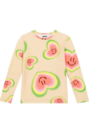 Molo Top Rose in cotone con stampa