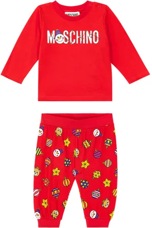 Moschino Baby - Set di top e pantaloni in cotone