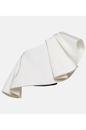 Carolina Herrera Top monospalla in seta