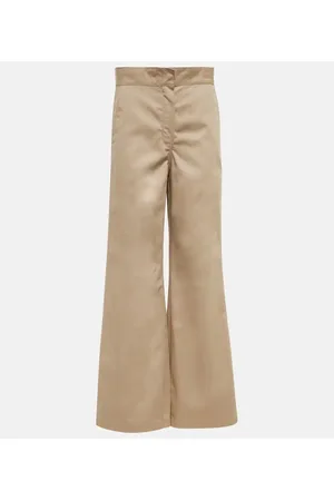 Palm Angels Pantaloni a vita bassa e gamba larga
