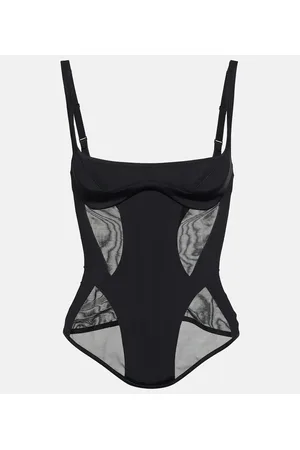 MUGLER Top Bonded Illusion