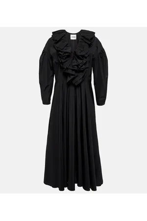 Jil Sander Abito midi con volant