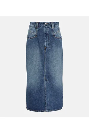 Isabel Marant Gonna midi di jeans Dipoma