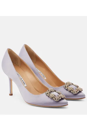 Manolo Blahnik Pumps Hangisi 90 in raso