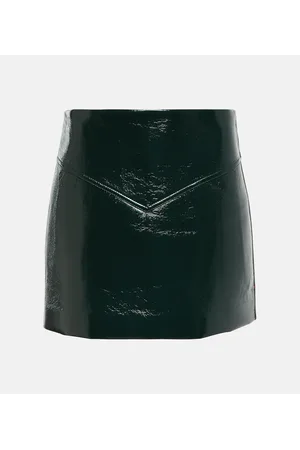 Proenza Schouler White Label - Minigonna in similpelle a vita media