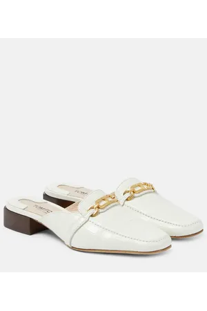Tom Ford Mules Whiteny in pelle stampata