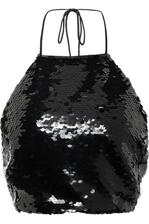 MAGDA BUTRYM Top cropped con paillettes
