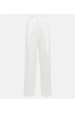 Chloé Chloé Pantaloni regular in lino a vita media