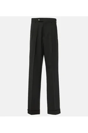 Sportmax Pantaloni regular Ferito in lana