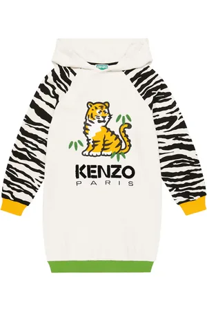 Kenzo Abito in maglia di cotone con stampa