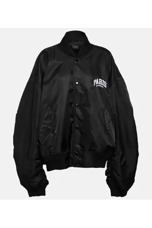 Balenciaga Giacca varsity Paris in raso